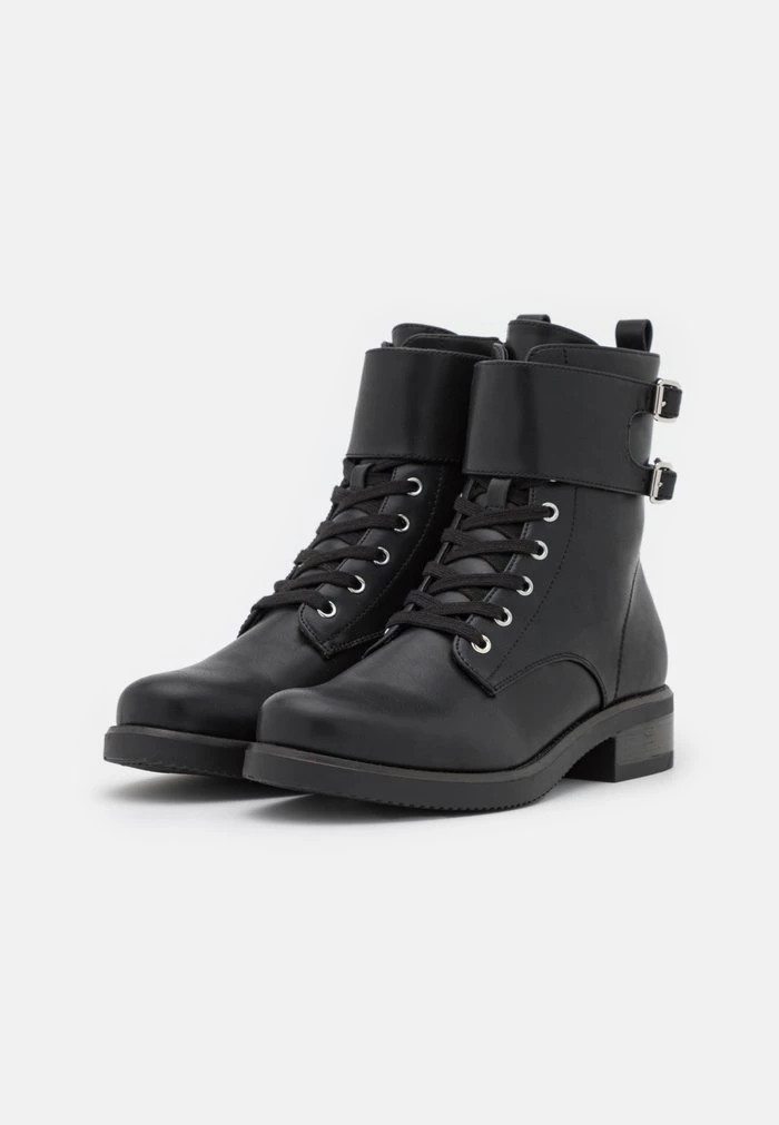 Bottines ANNA FIELD Anna Field Lace-up Ankle Boots Noir Femme | QOO-5029282